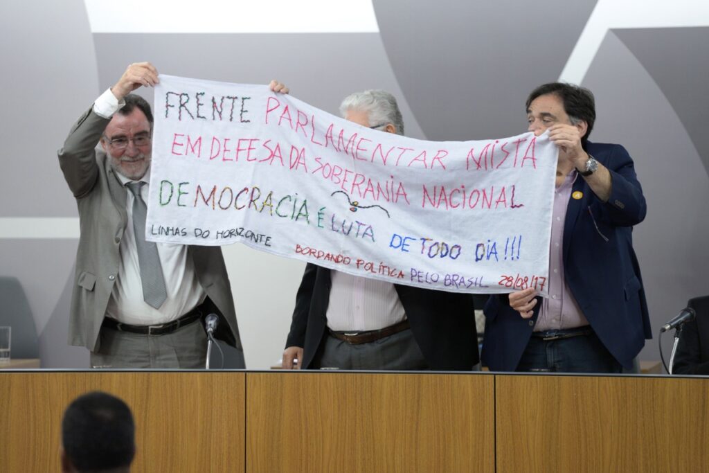 Inauguração do Auditório José Alencar Gomes da Silva e lançamento, em Minas Gerais, da Frente Parlamentar Mista em Defesa da Soberania Nacional